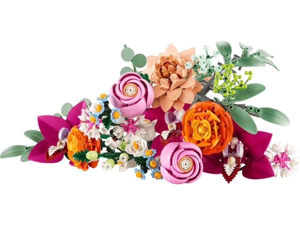 LEGO 10342 Le joli bouquet de fleurs roses — visuel 5 sur 8