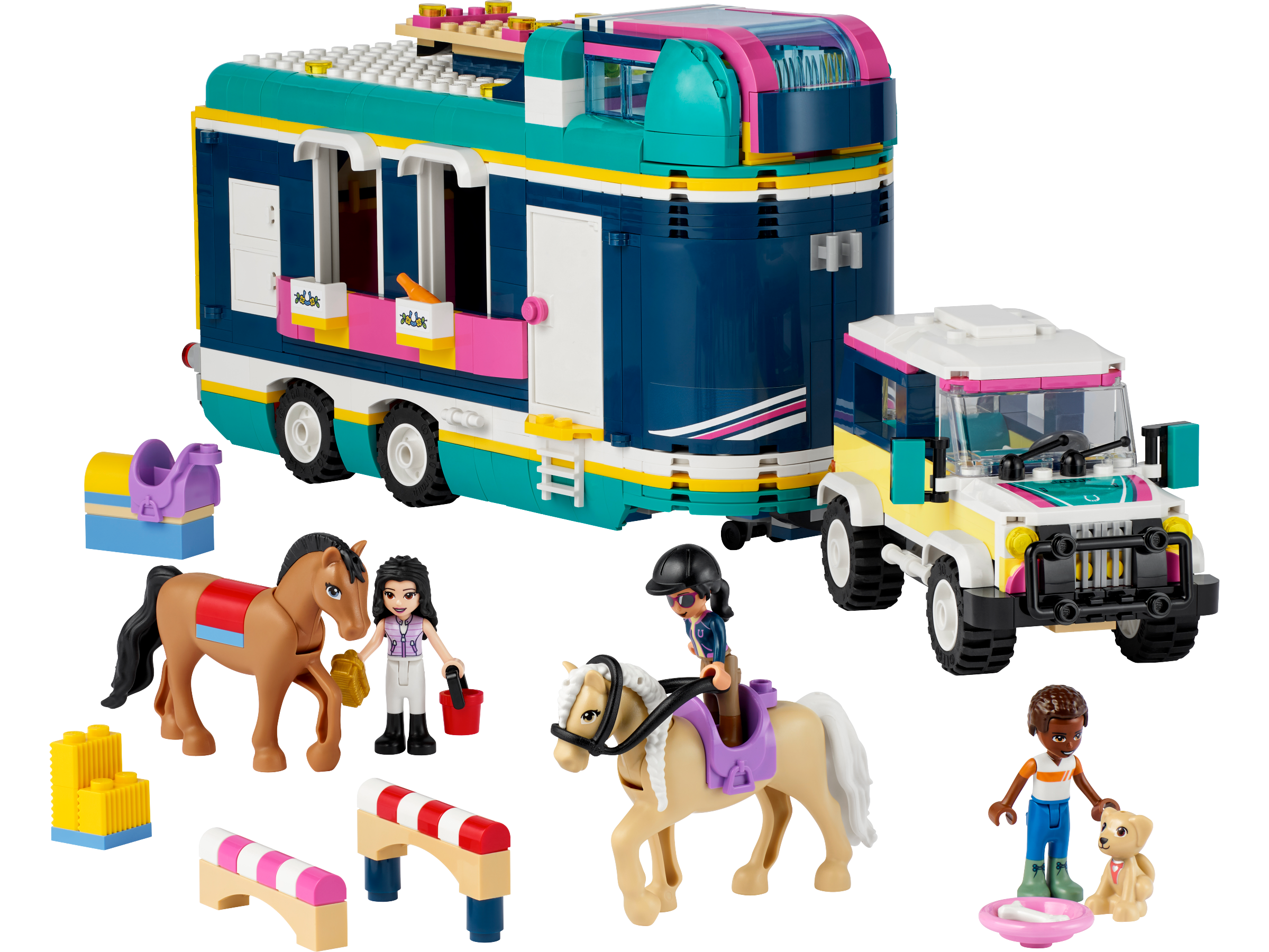 Snel Tirannie Civiel Paardenshow aanhangwagen 41722 | Friends | Officiële LEGO® winkel NL