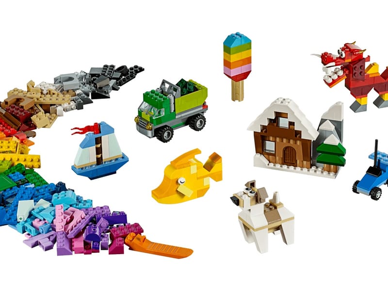 Plus-Plus BIG Set Learn To Build 60 Pezzi - Mattoncini Da Costruzione 3D Per Bambini 1-6 Anni - Gioco Creativo Danese, Atossico