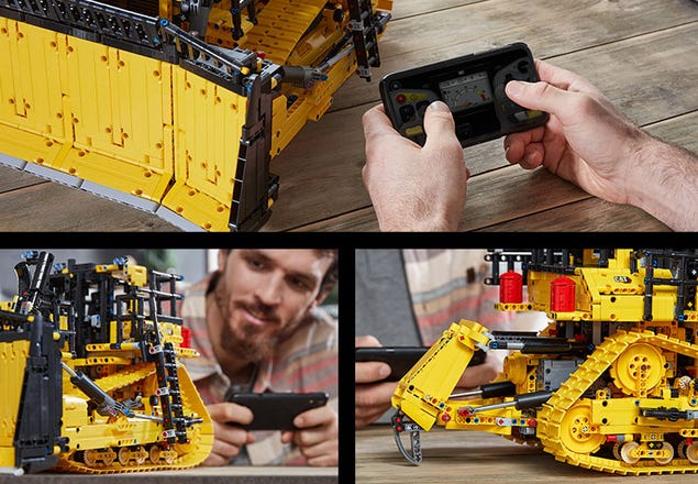 Person - Lego App-Controlled Technic Cat D11 Bulldozer Building Set