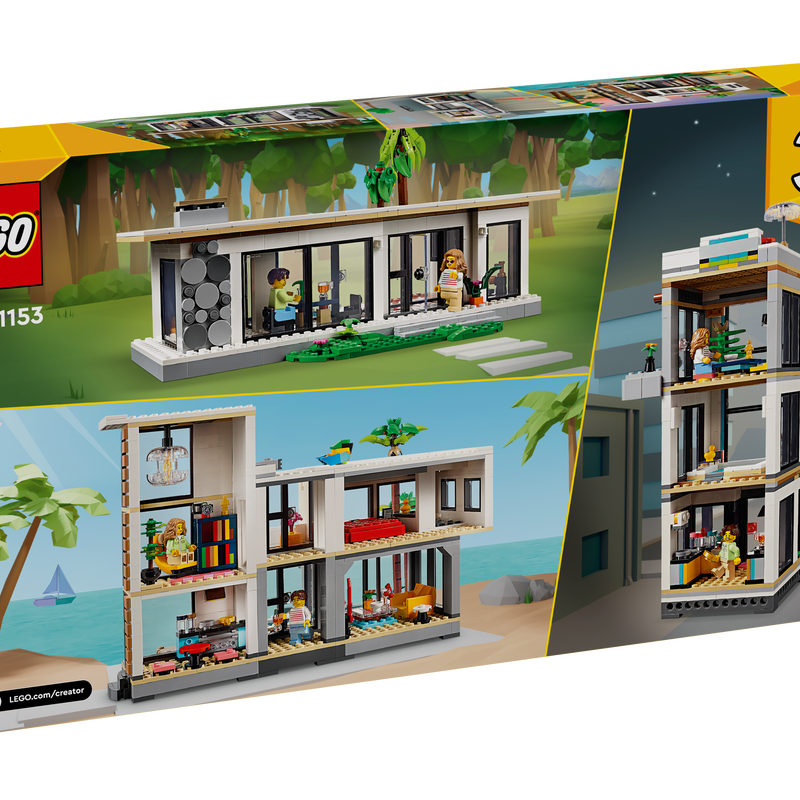Modern Mansion Lego House Sets For Sale Modern House 31153 Creator