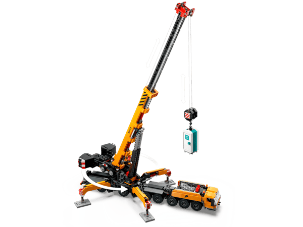 Yellow Mobile Construction Crane - Image 6