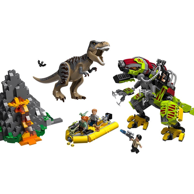 rex vs Dino-Mech Battle
