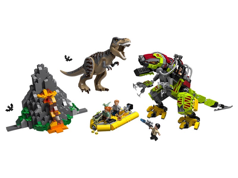  T. rex vs Dino-Mech Battle