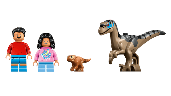LEGO 76972 Le vélociraptor et l’évasion en 4x4 — visuel 3 sur 8