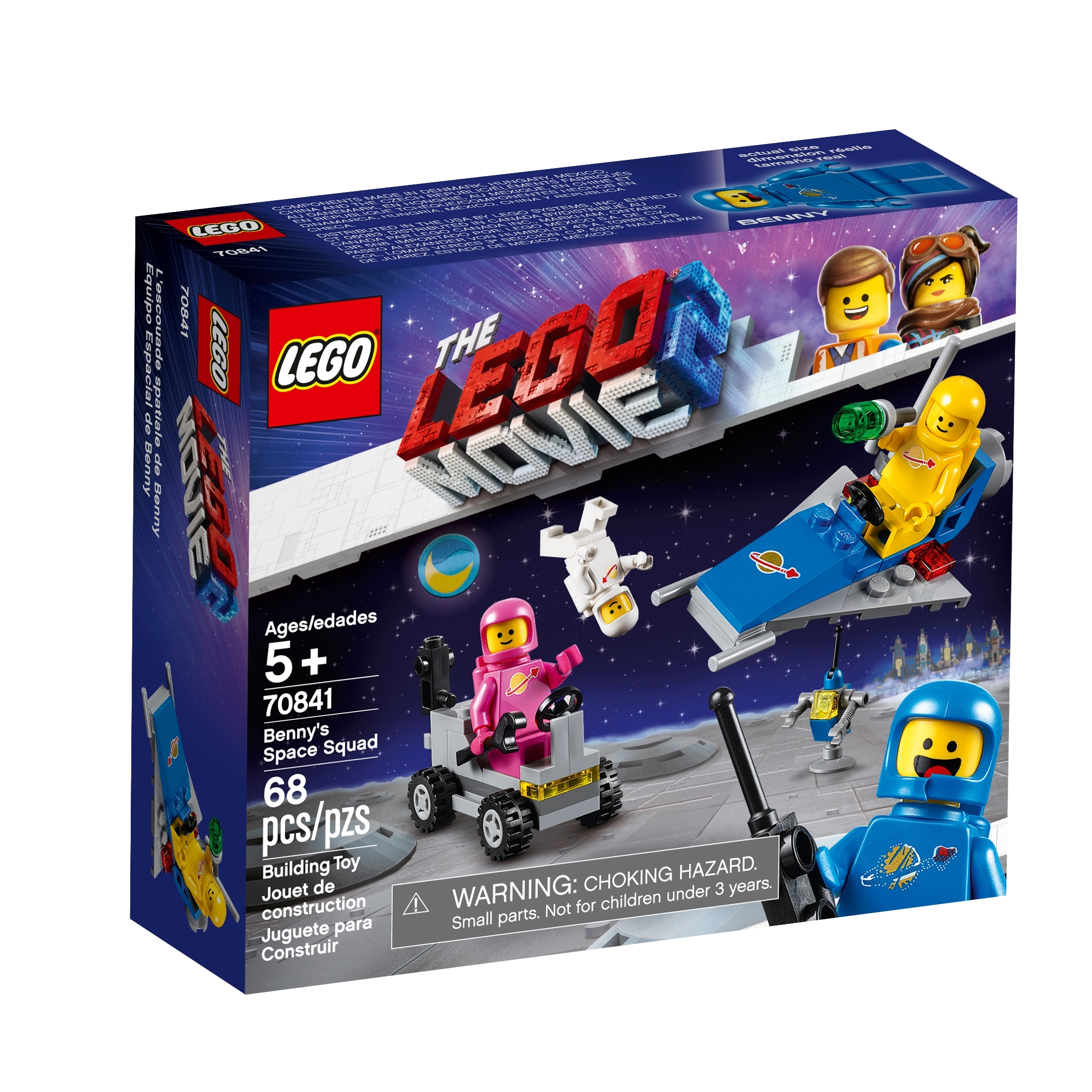 LEGO the Movie 2-3 x SPACESHIPS from 70841 genuine lego space parts