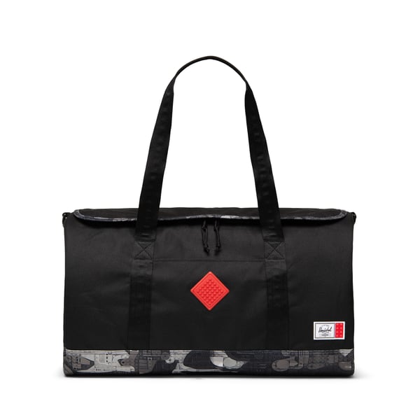 LEGO 5010437 Herschel Heritage™ Sac polochon noir – Briques abstraites
