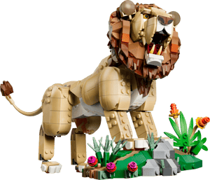 Animaux sauvages : le lion majestueux