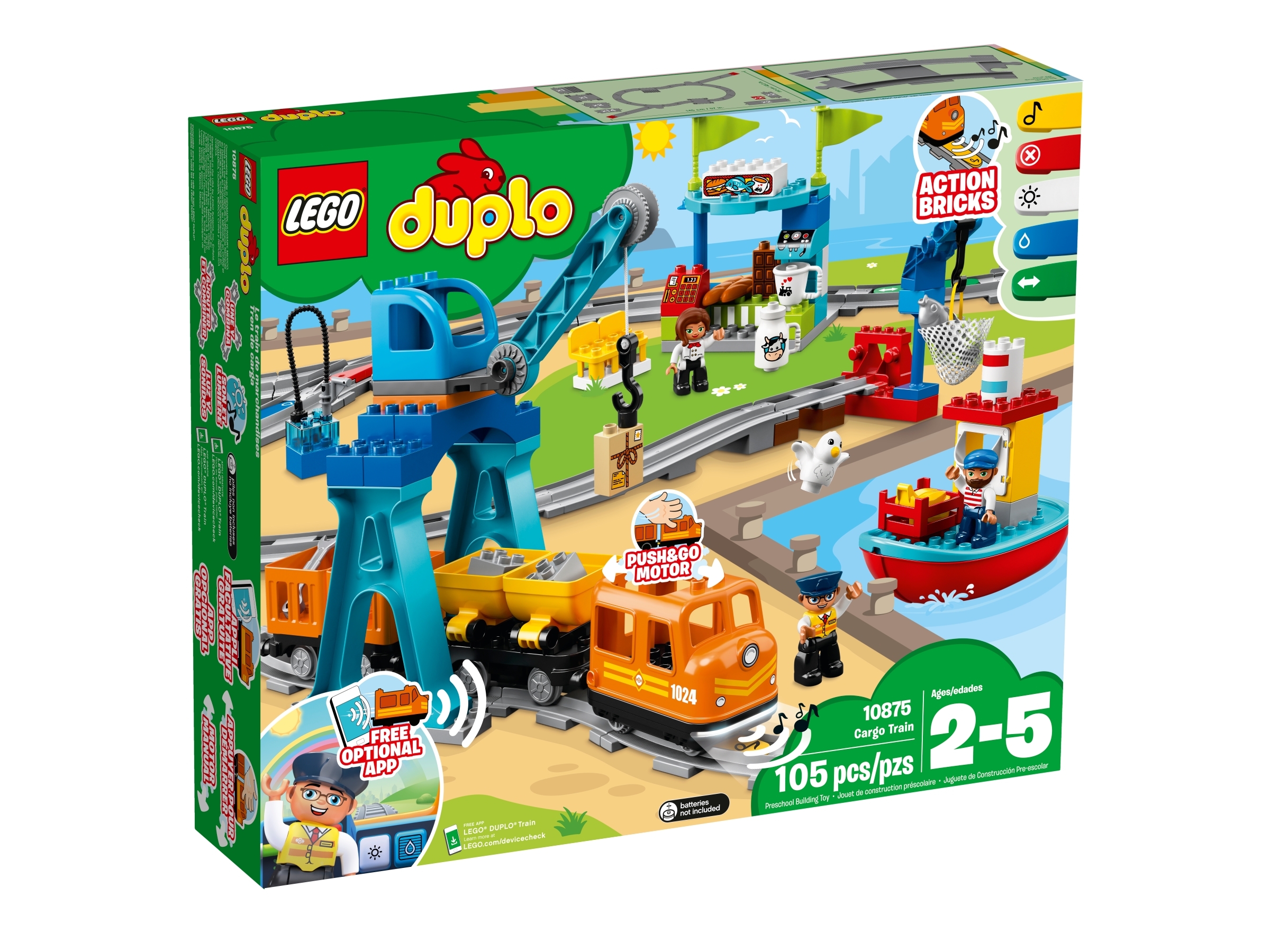 Lego Duplo Le Train De Marchandises (10875)