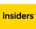 Logo mit dem Wort „Insiders“ vor einem gelben Hintergrund