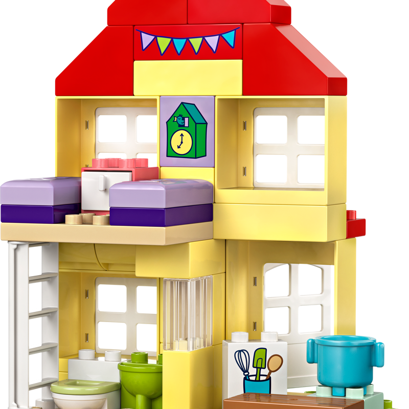 Doll House Duplo Lego Casa HOT Pig Birthday Casa Lego Peppa