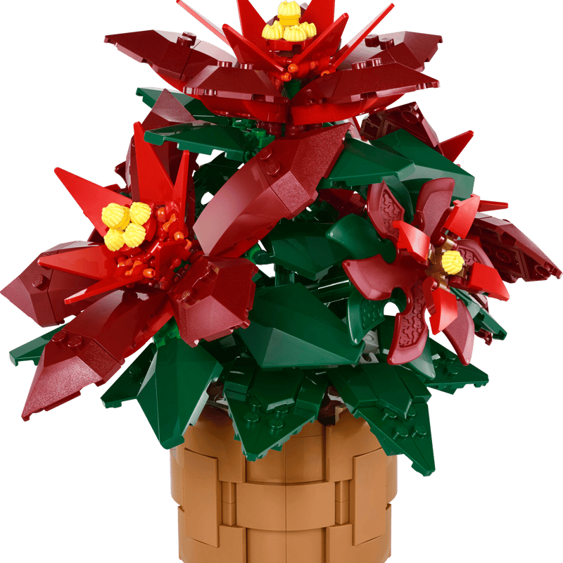 Poinsettia 10370 | Botanicals | Buy online at the Official LEGO® Shop US