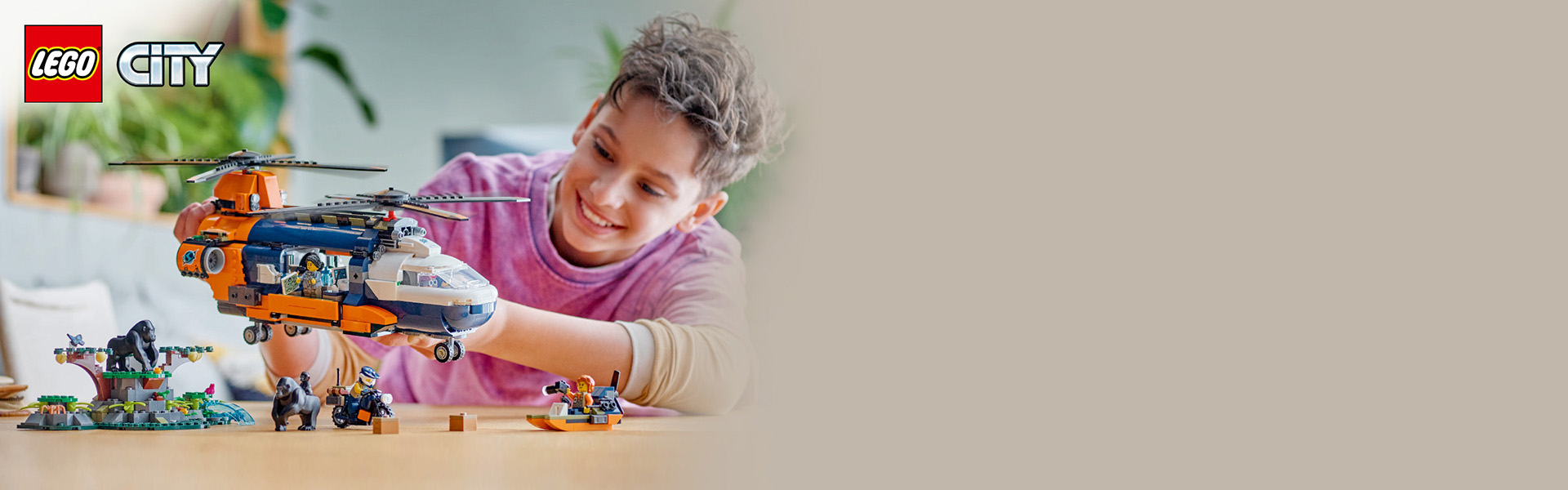 Jungle Explorer Helicopter at Base Camp 60437 | City | Buy online