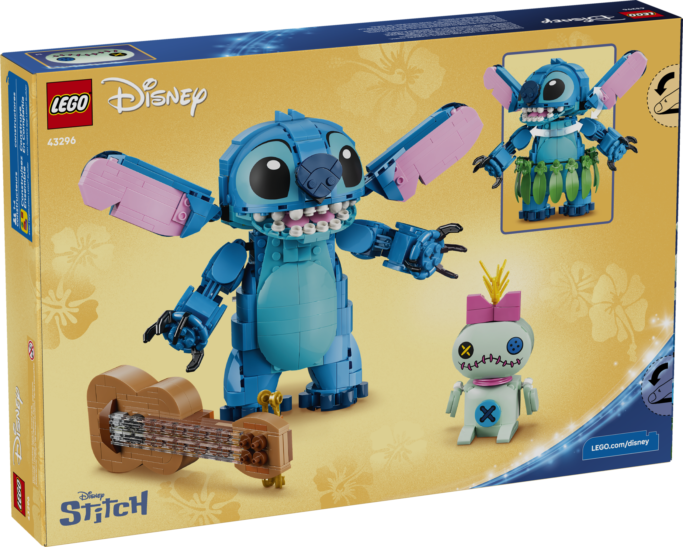 Stitch & Scrump 43296 | Disney™ | Buy online at the Official LEGO