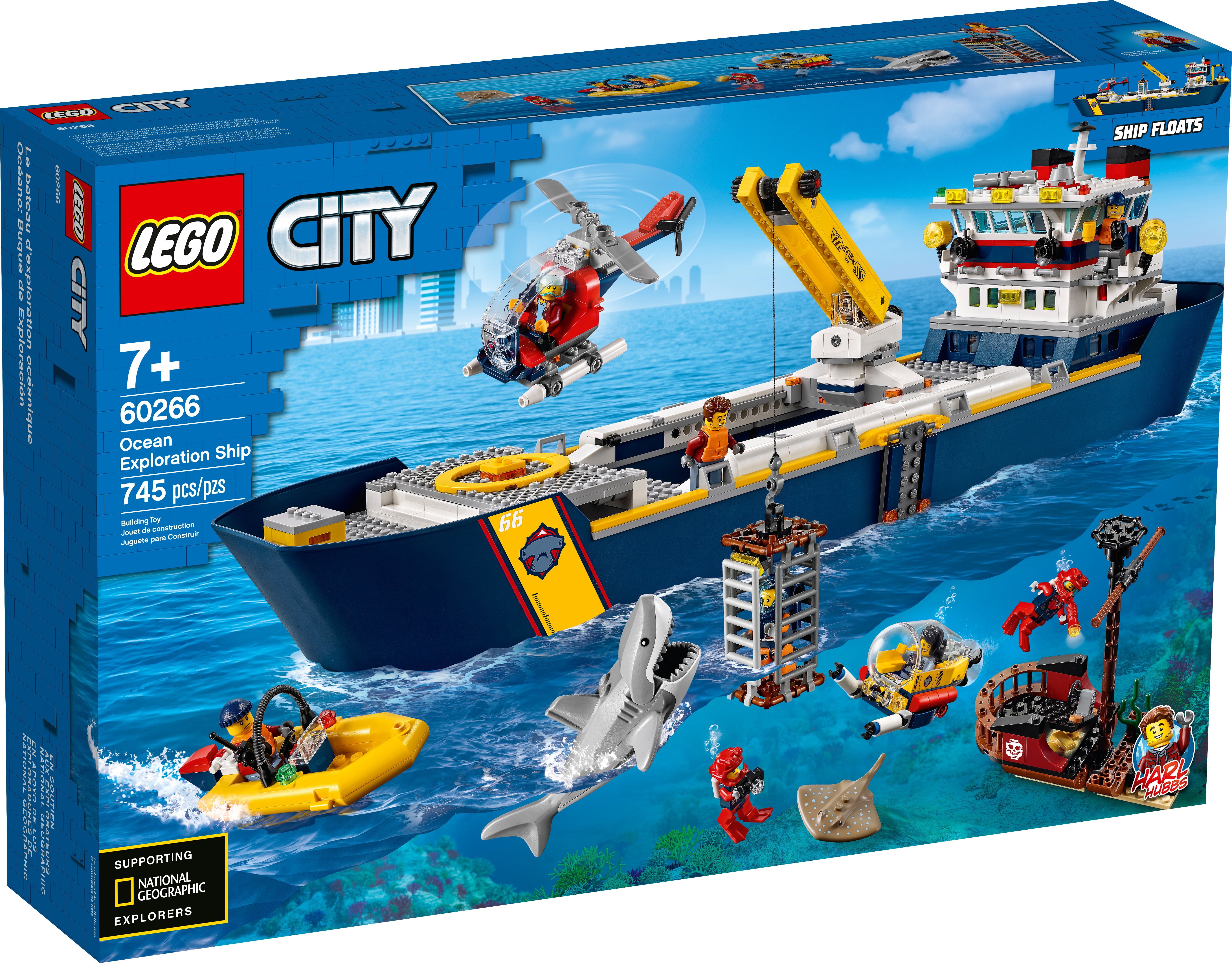 Gør det godt Tal højt mørkere Ocean Exploration Ship 60266 | City | Buy online at the Official LEGO® Shop  US