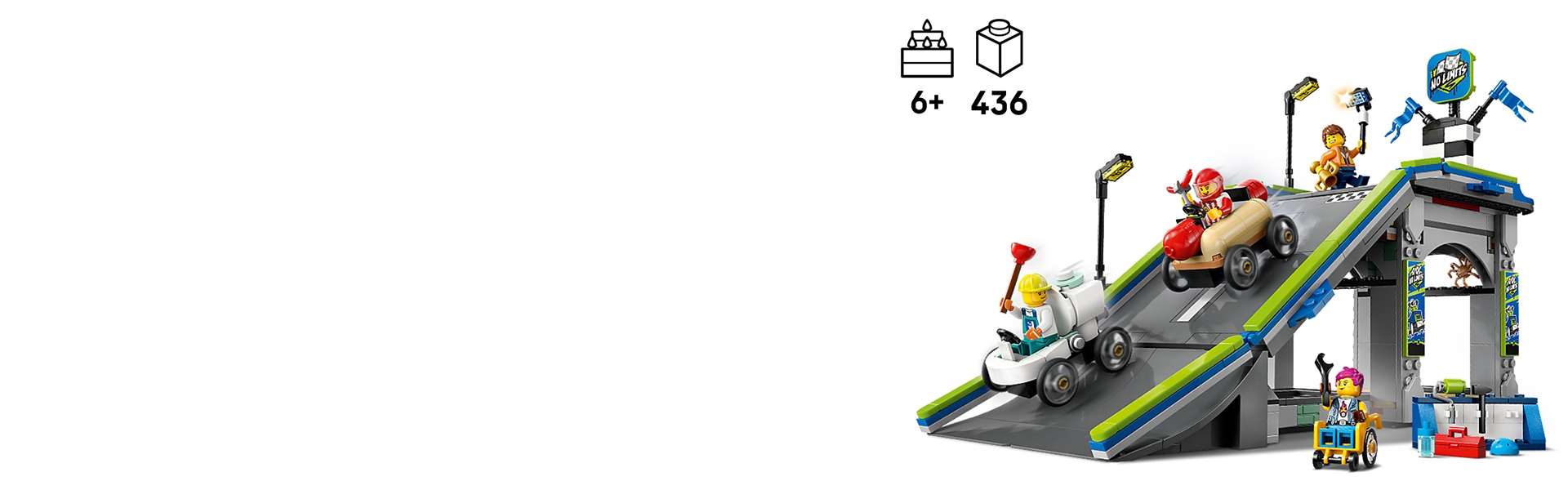 限界突破だ！レースカー ジャンプコース 60460 | シティ |レゴ®ストア
