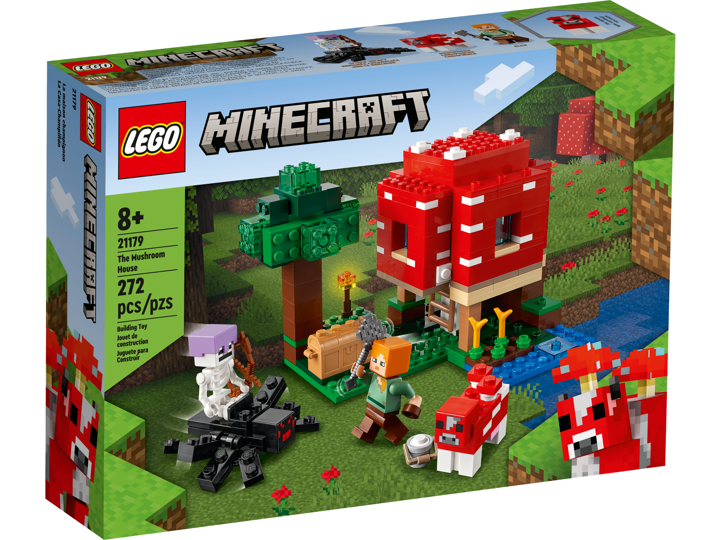 The Mushroom House 21179 | Minecraft® | Buy online at the Official LEGO®  Shop US