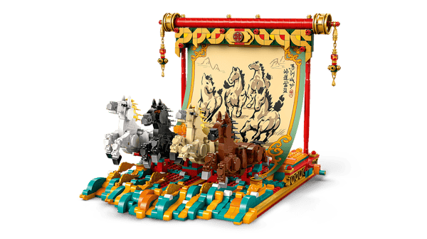 LEGO 80119 Tableau vivant : le galop des chevaux — visuel 4 sur 8