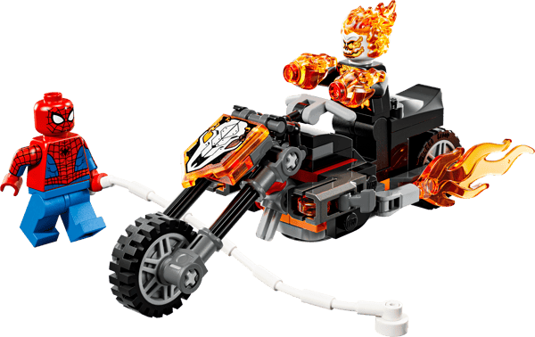 LEGO 76335 Spider-Man et sa moto contre Ghost Rider