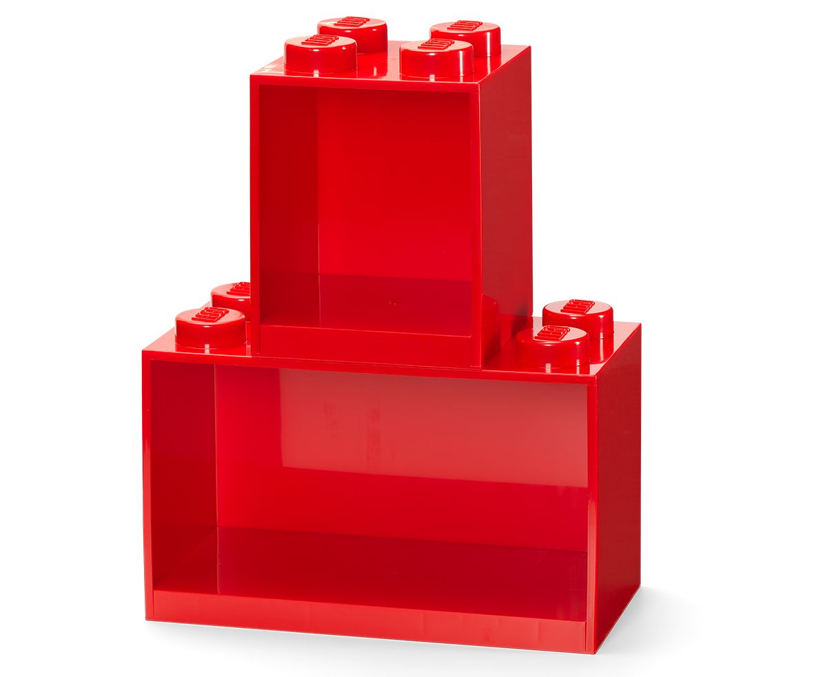 Brick Shelf Set - Red