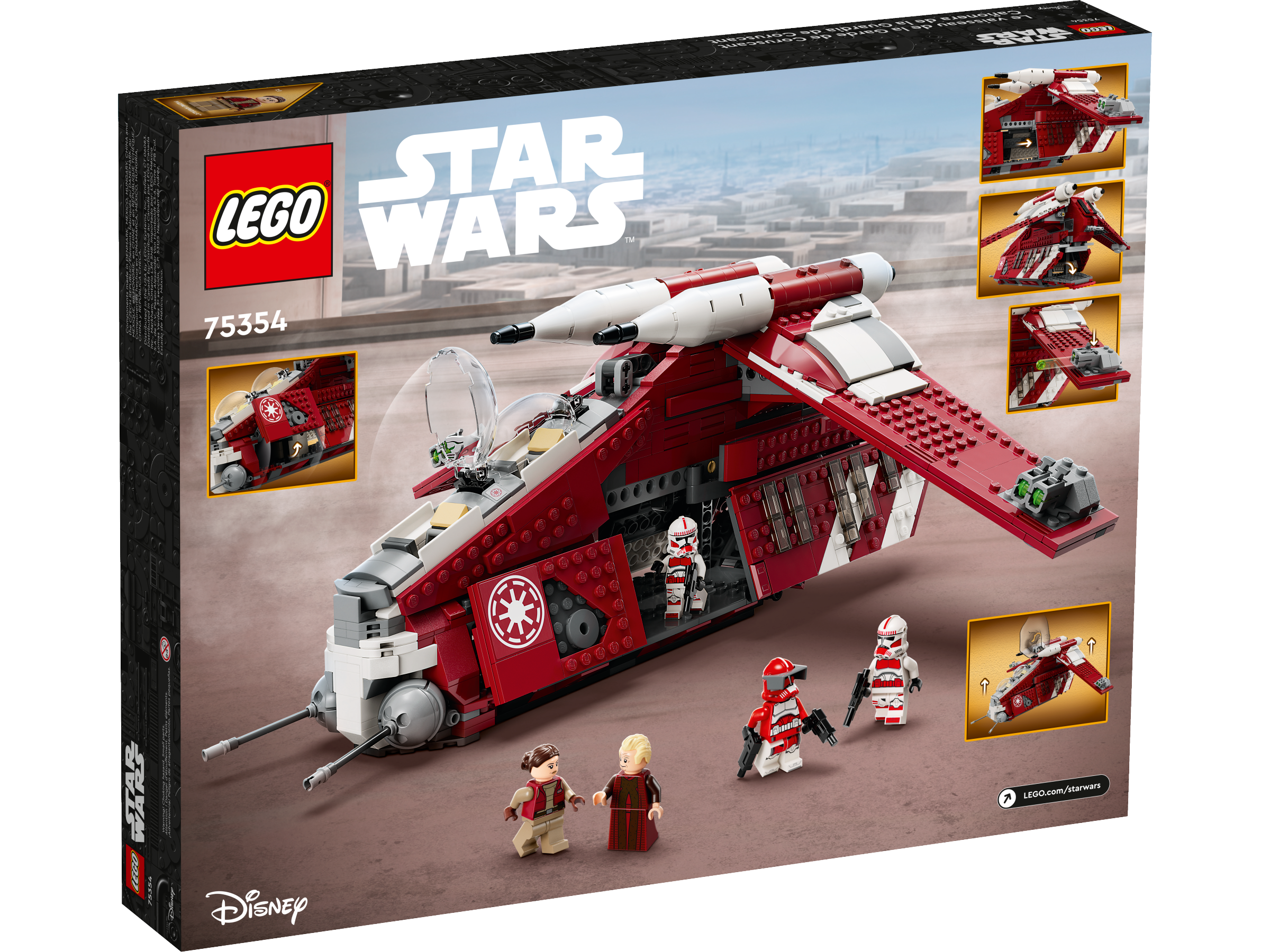 LEGO Star Wars: The Clone Wars Coruscant Guard Gunship 75354