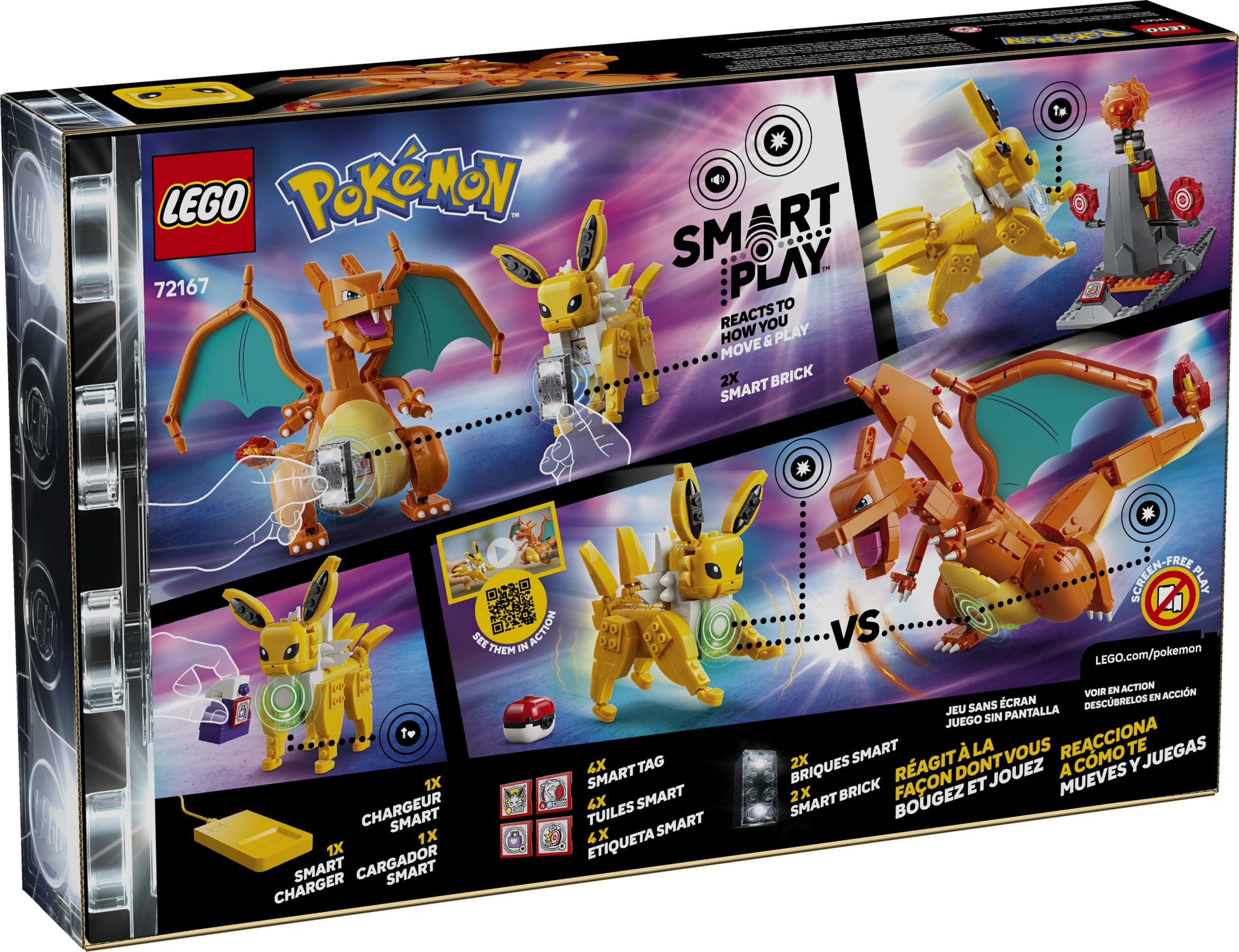 SMART Play™: Charizard vs. Jolteon Ultimate Battle 72167 | Pokémon