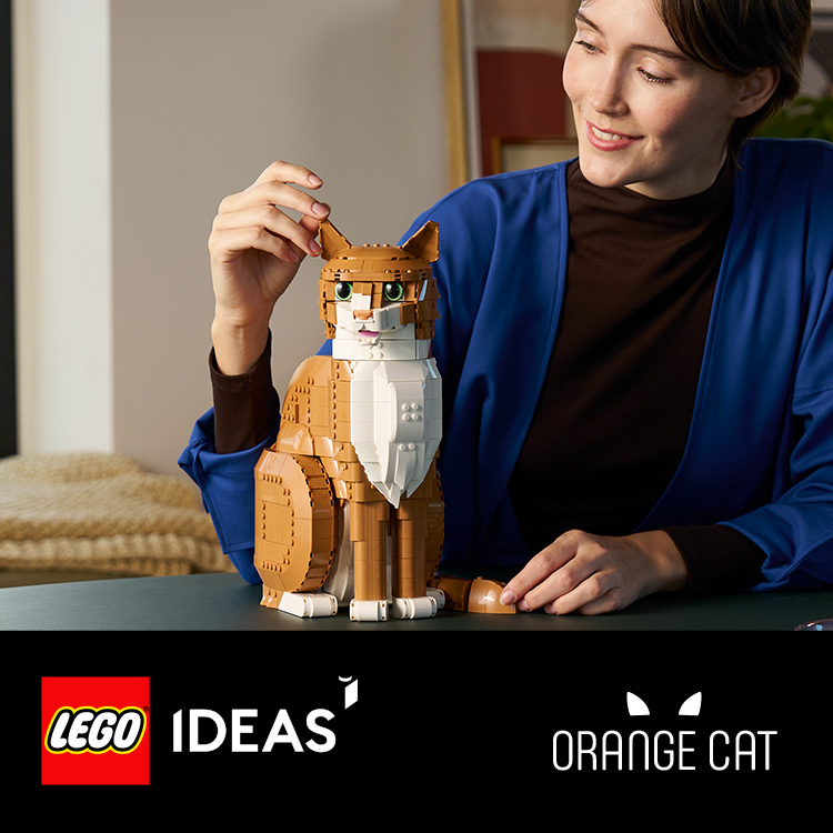 Orange Cat 21376 | Ideas | Buy online at the Official LEGO® Shop US
