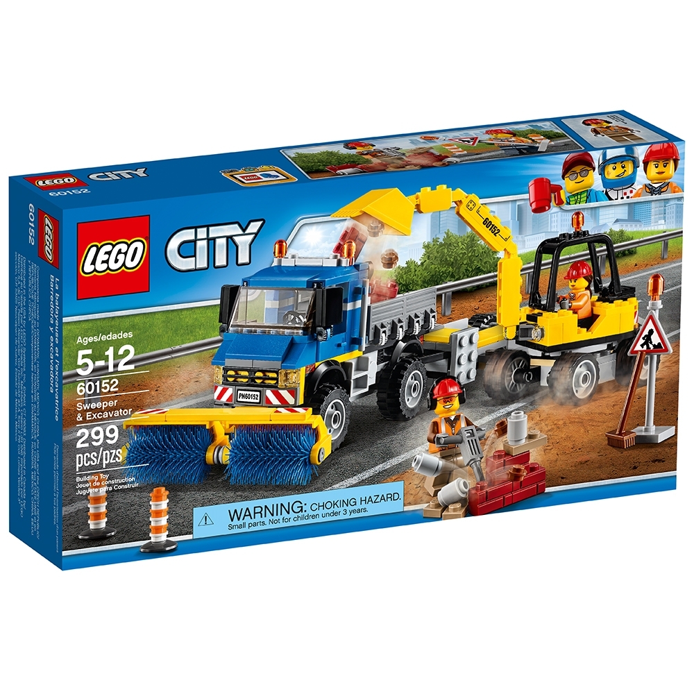 Sweeper Excavator 60152 City online at the Official LEGO® Shop US