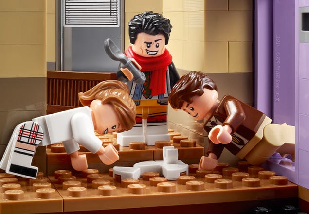 Friends : Lego va proposer des jouets permettant de recréer les appartements  et de retrouver les personnages de la série culte