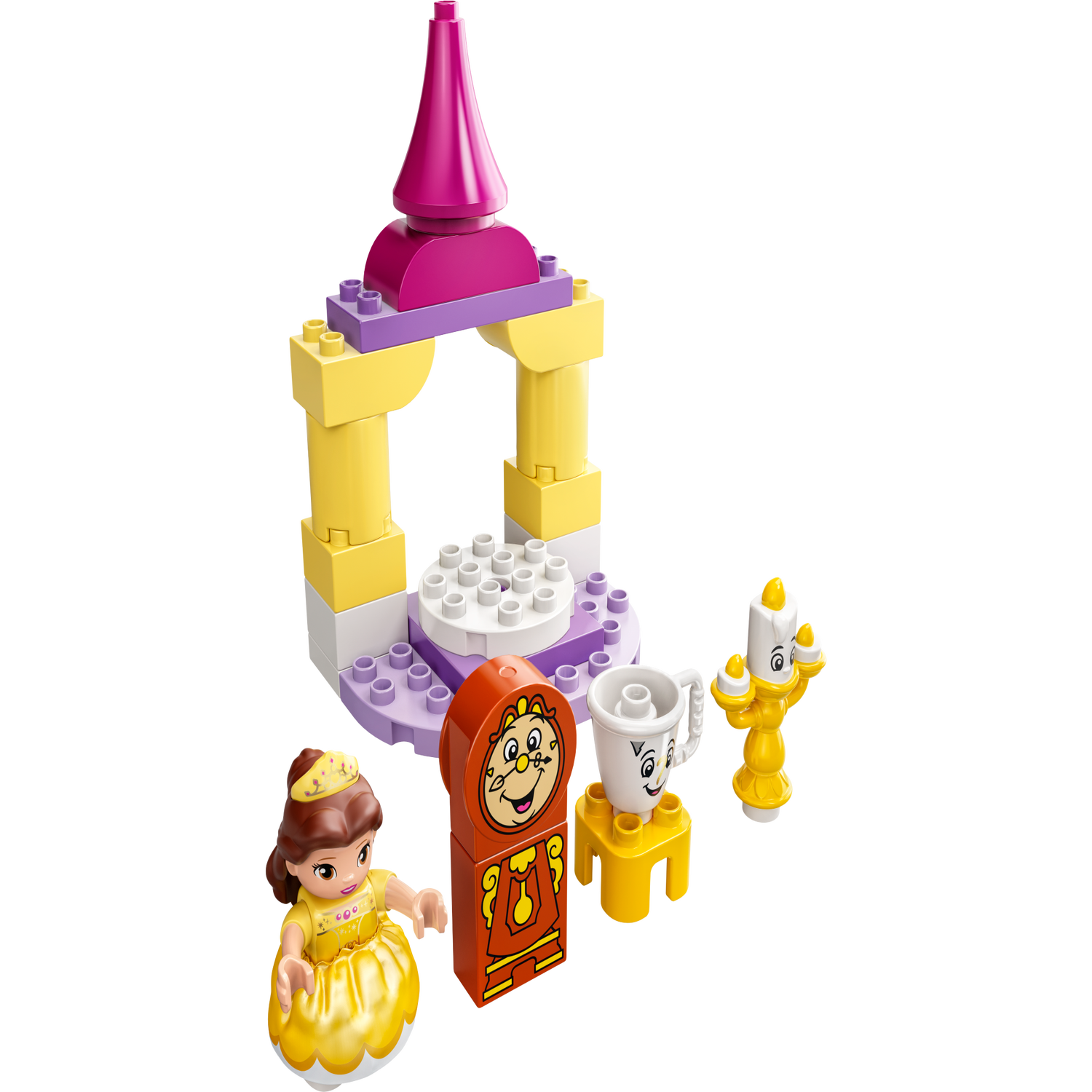 LEGO DUPLO Disney 10960 - La Salle de Bal de Belle, Château Princesse Jouet  Enfants +2 Ans pas cher 