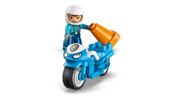 LEGO 10471 La moto de police bleue — visuel 4 sur 8