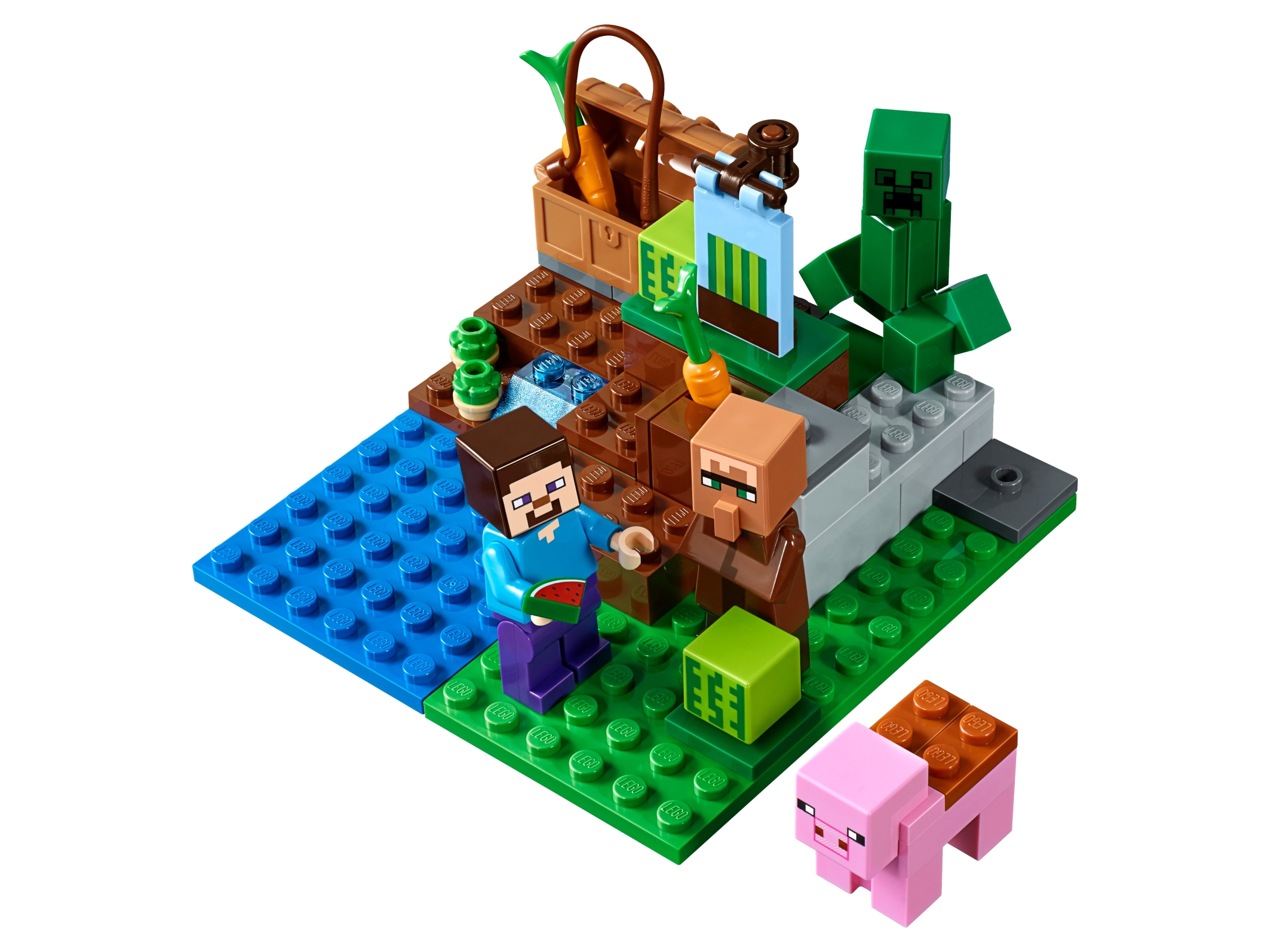 lego minecraft the melon farm 21138