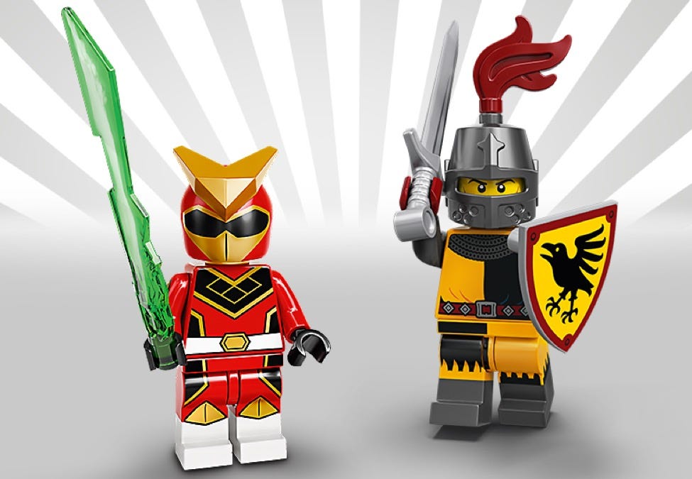 Lego Minifigures Series 20 Power Ranger Series 20 71027