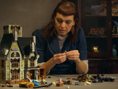 lego haunted house stop motion