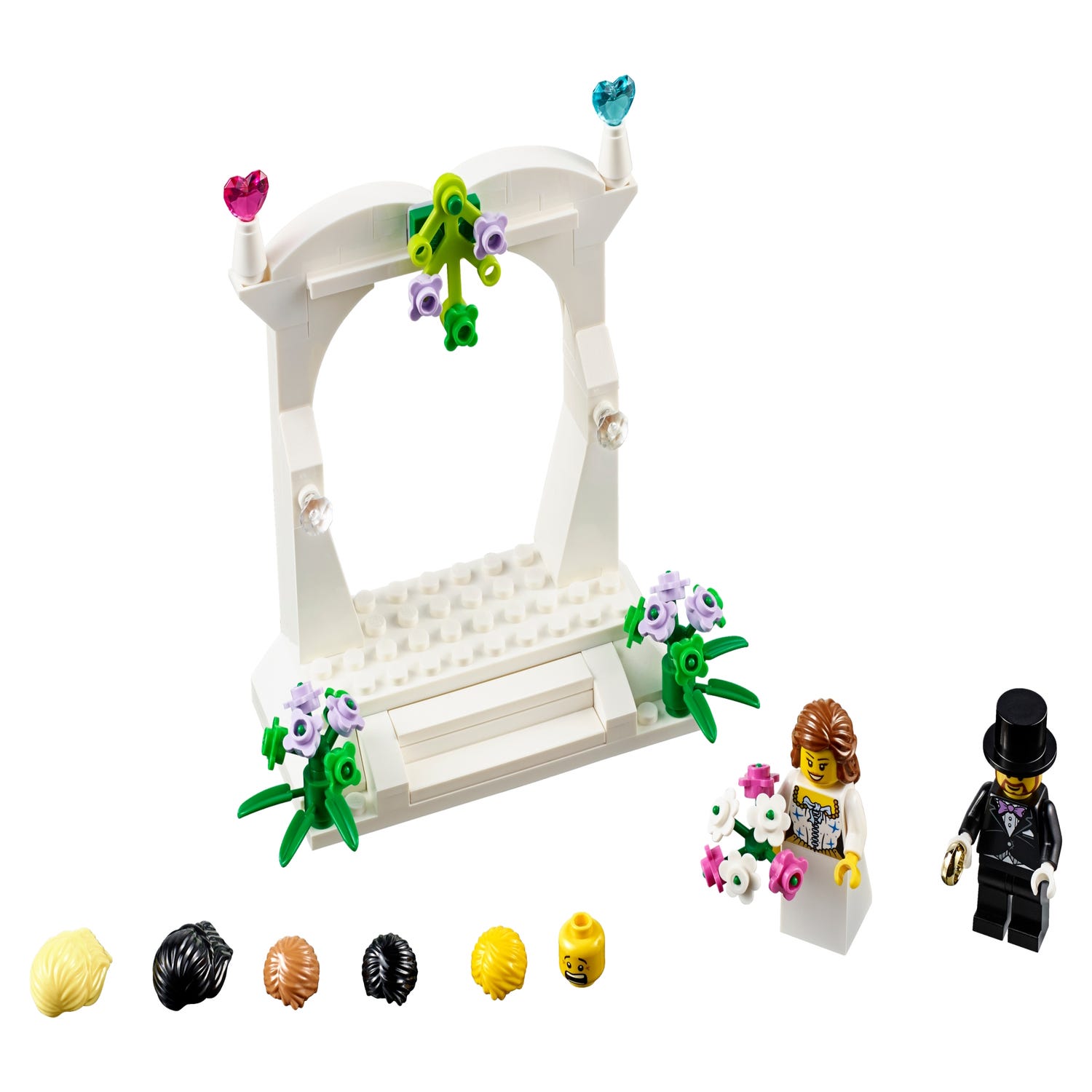 minifigursæt til bryllupsgæster 40165 Officiel LEGO® Shop DK