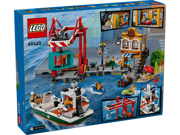 Seaside Harbor with Cargo Ship - Image 10