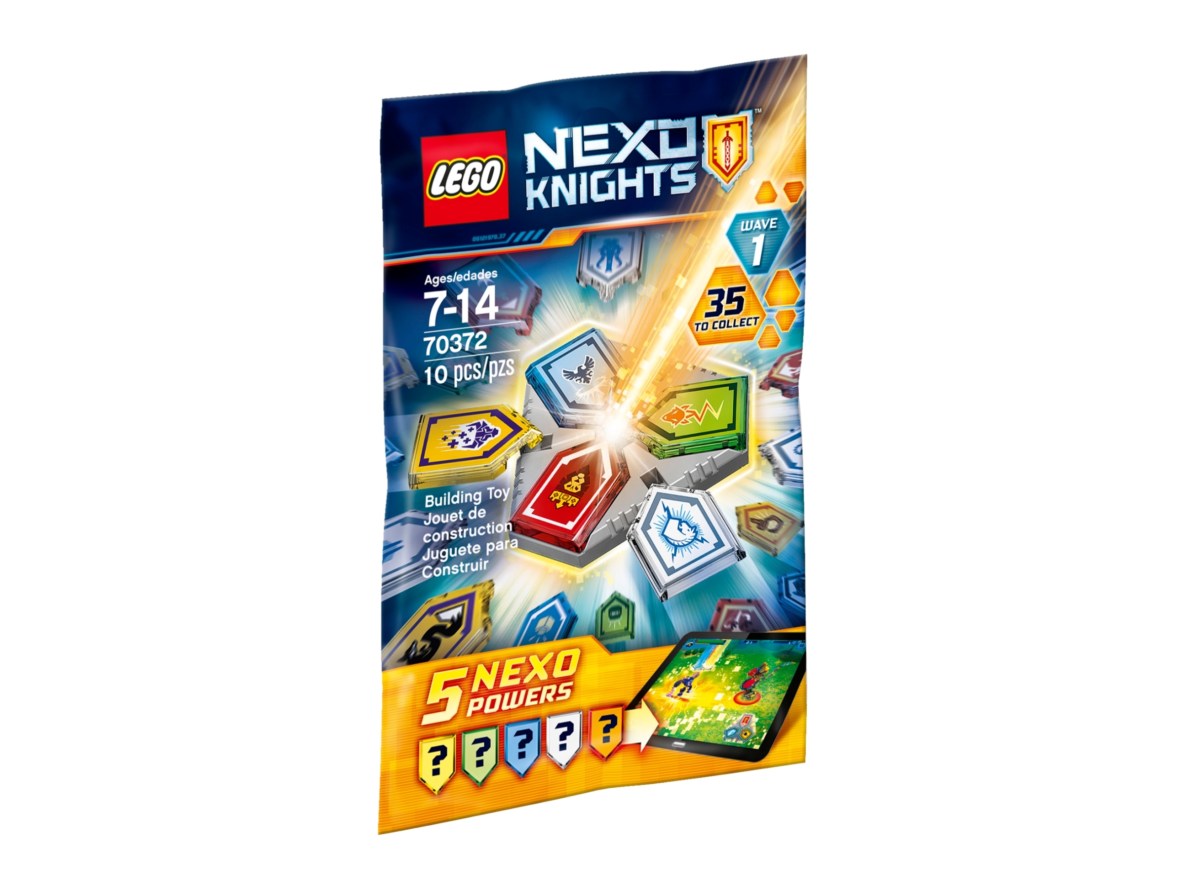 LEGO NEXO KNIGHTS Combo Set 5x 70372 NEXO Kräfte Serie1 N1/17 
