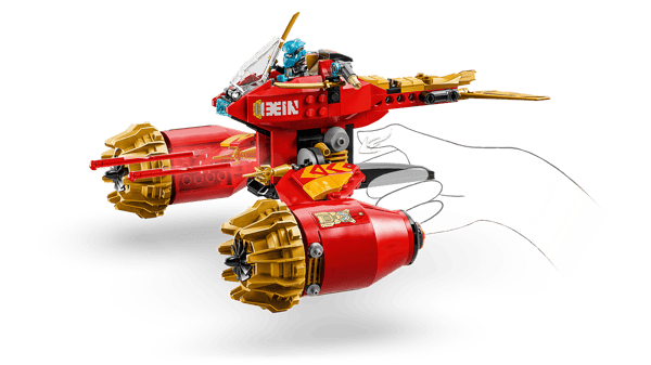 LEGO 71830 La moto tempête du robot de Kai — visuel 4 sur 8