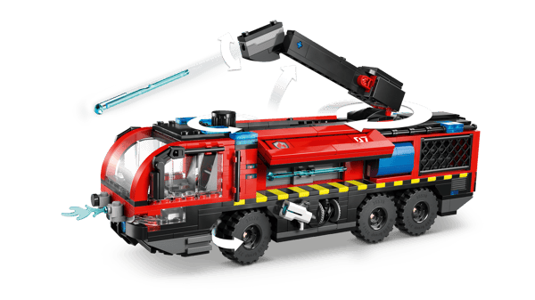 LEGO 60499 Le camion de pompiers de l'aéroport — visuel 3 sur 8