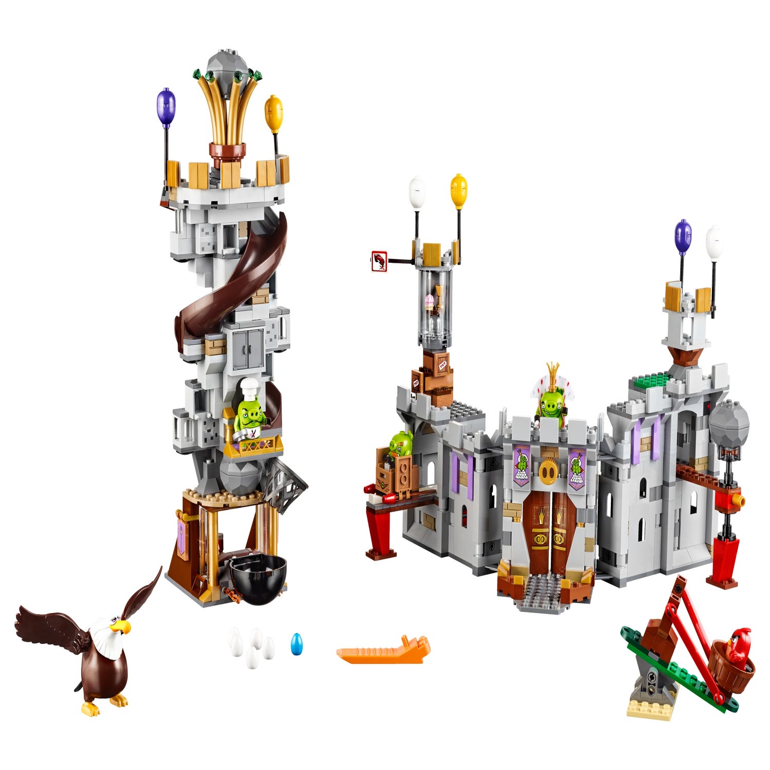 Bewolkt Verwant zanger Het kasteel van koning Pig 75826 | Angry Birds™ | Officiële LEGO® winkel BE