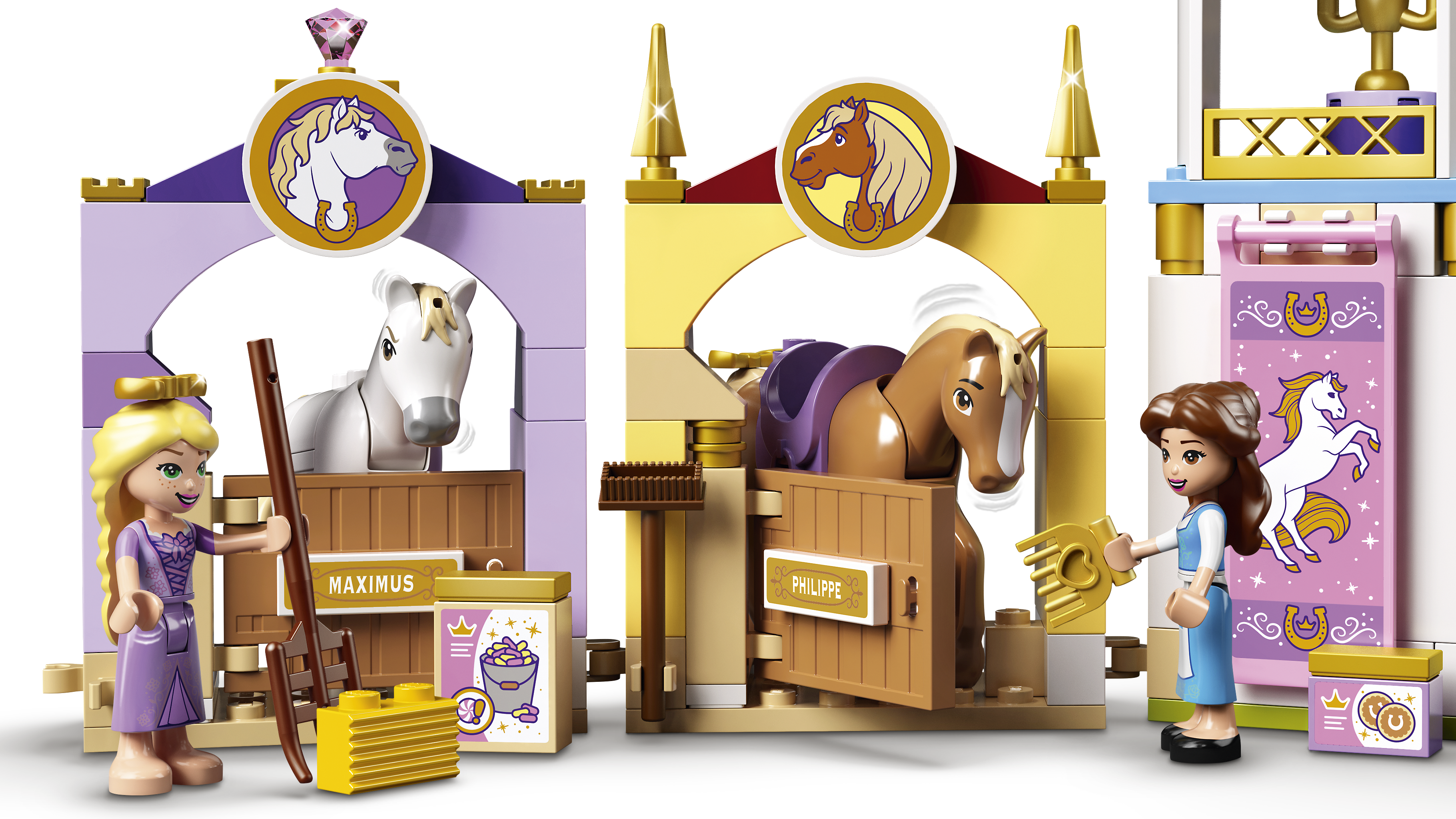 LEGO 43195 Disney Belle and Rapunzel's Royal Stables 