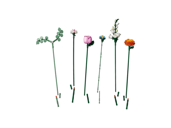 LEGO 10342 Le joli bouquet de fleurs roses — visuel 8 sur 8