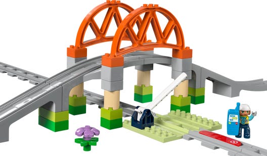LEGO 10426 - Togbro og spor – udvidelsessæt