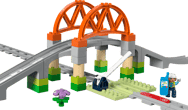 Train Bridge and Tracks Expansion Set