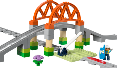 Train Bridge and Tracks Expansion Set