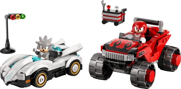 LEGO 77118 La voiture de Silver contre le Monster Truck de Knuckles