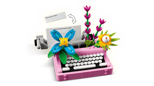 LEGO 31169 La machine à écrire avec des fleurs — visuel 3 sur 8