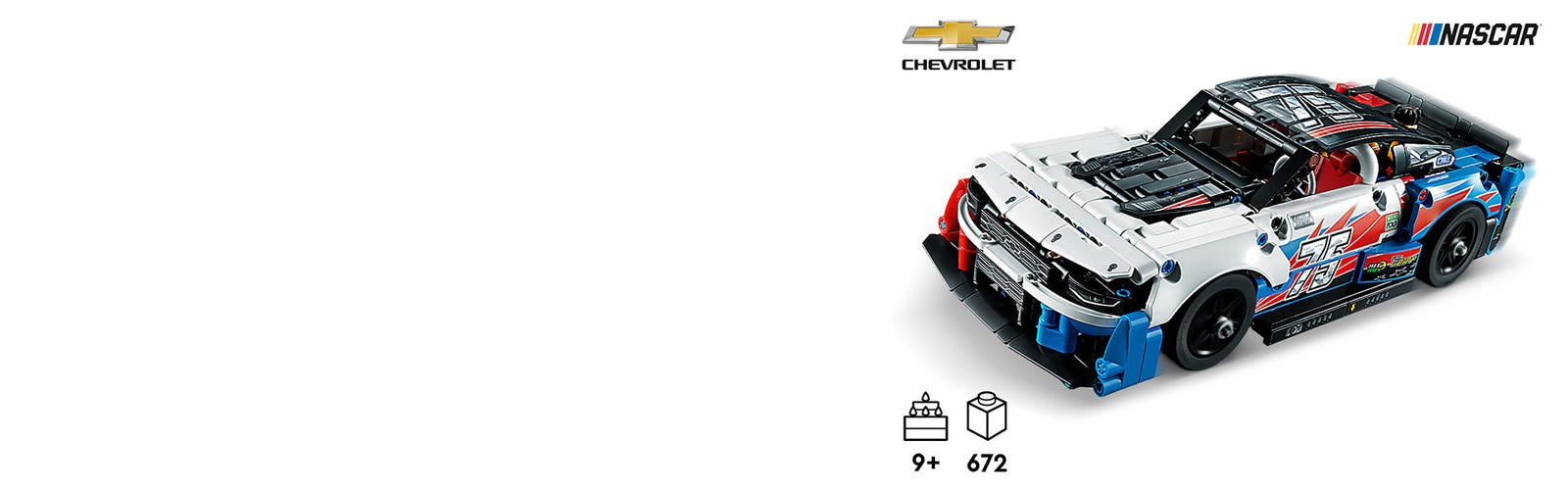 Acheter Lego Technic Nascar Next Gen Chevrolet Camaro ZL1 42153 -  Juguetilandia
