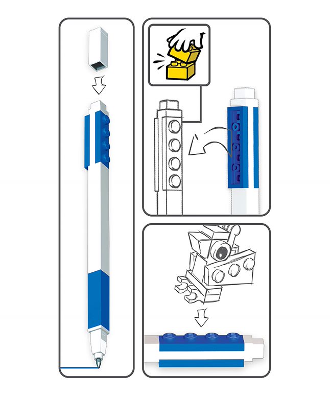 Pen Pal Gel Pen with Minifigure – Blue 5007201 | Other | Buy