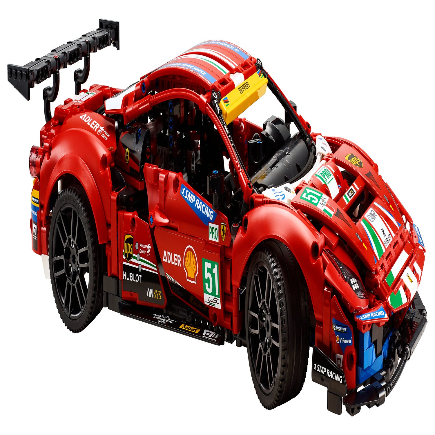 LEGO Technic Ferrari 488 GTE « AF Corse #51 » 42125 - Champion de la série  GT voiture de course sportive, ensemble de collection exclusif pour adultes